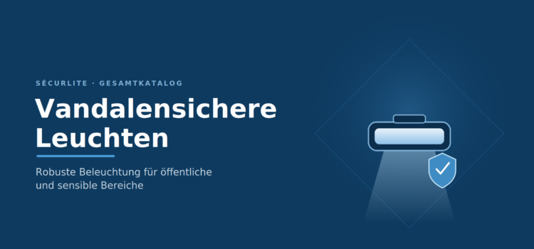 Vandalensichere Leuchten von Sécurlite: robuste Beleuchtung für öffentliche und sensible Bereiche